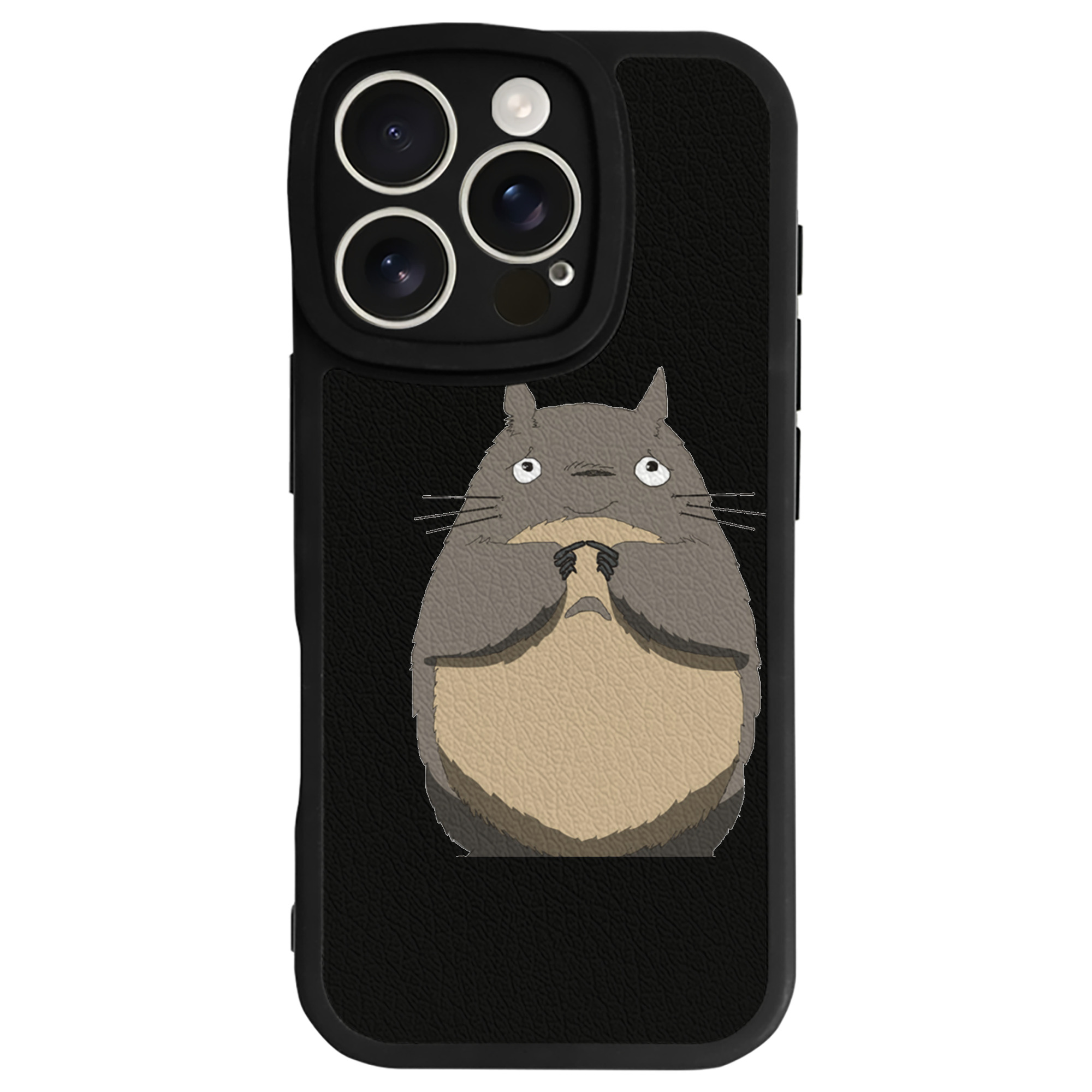（画像用） となりのトトロ 草壁メイ 草壁サツキ My Neighbor Totoro Satsuki Kusakabe Mei Kusakabe 【iPhone 16シリーズ対応】シリコンスマホケース（レザー調） 材質：シリコン